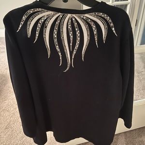 Beautiful black sequin holiday cardigan